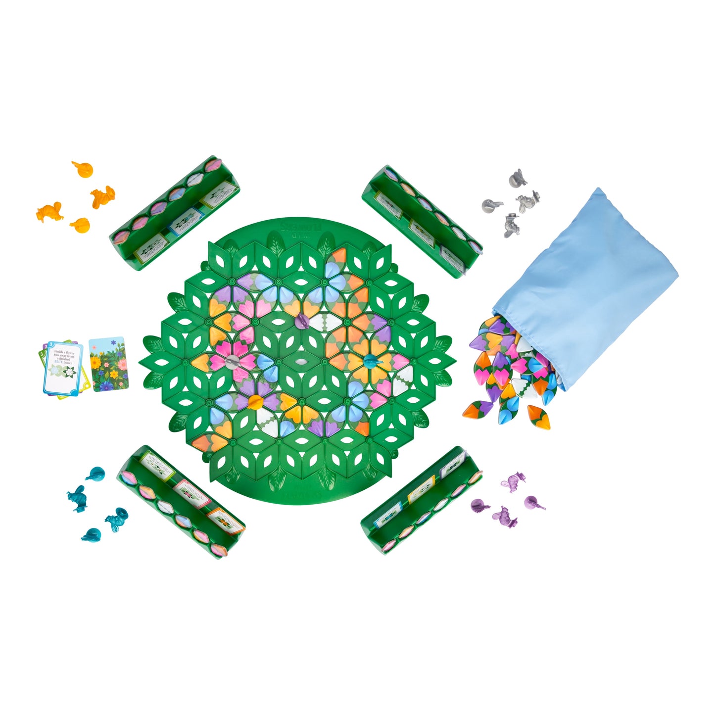 Wild Flowers Family Fun Strategy Game, Ideal for Solo Play, and 1 to 4 Players Aged 8+