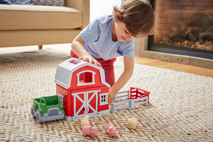 Farm Playset, 100% Recycled Plastic, for Unisex Child Ages 2+