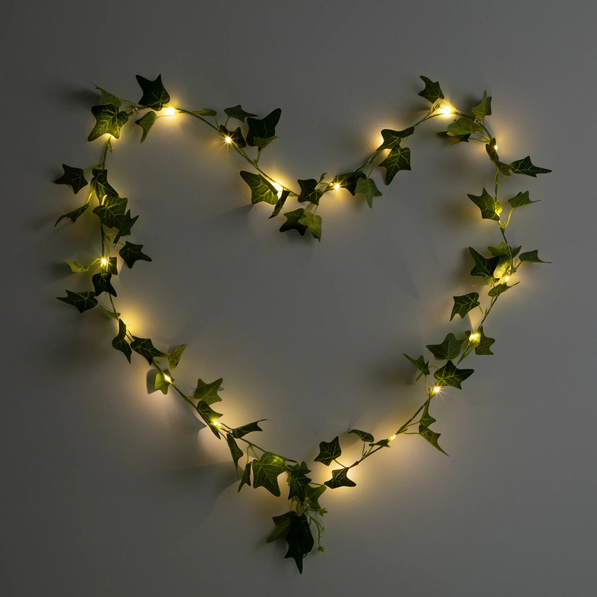 7 Ft. Ivy String Lights (Battery Operated, Warm White LED, Indoor Use)
