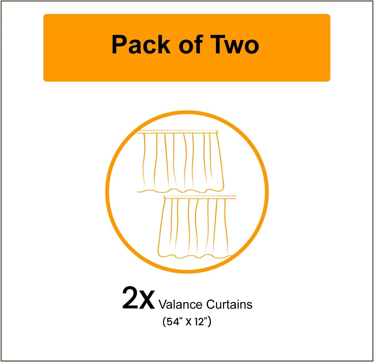 Hummingbirds Window Valance Pack of 2, Colored Flying Colibri Birds Bohemian Style Details Tribal Wings and Tails, Rod Pocket Curtain Valances for Kitchen Bedroom, 54" X 12", Sand Brown