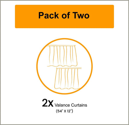 Hummingbirds Window Valance Pack of 2, Colored Flying Colibri Birds Bohemian Style Details Tribal Wings and Tails, Rod Pocket Curtain Valances for Kitchen Bedroom, 54" X 12", Sand Brown