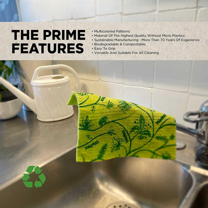 The Original 10 Pack Swedish Dishcloth for Kitchen
