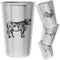 Kid-Proof Cups (Farm Animal Designs) - Set of 4 Stainless Steel Cups (16Oz)