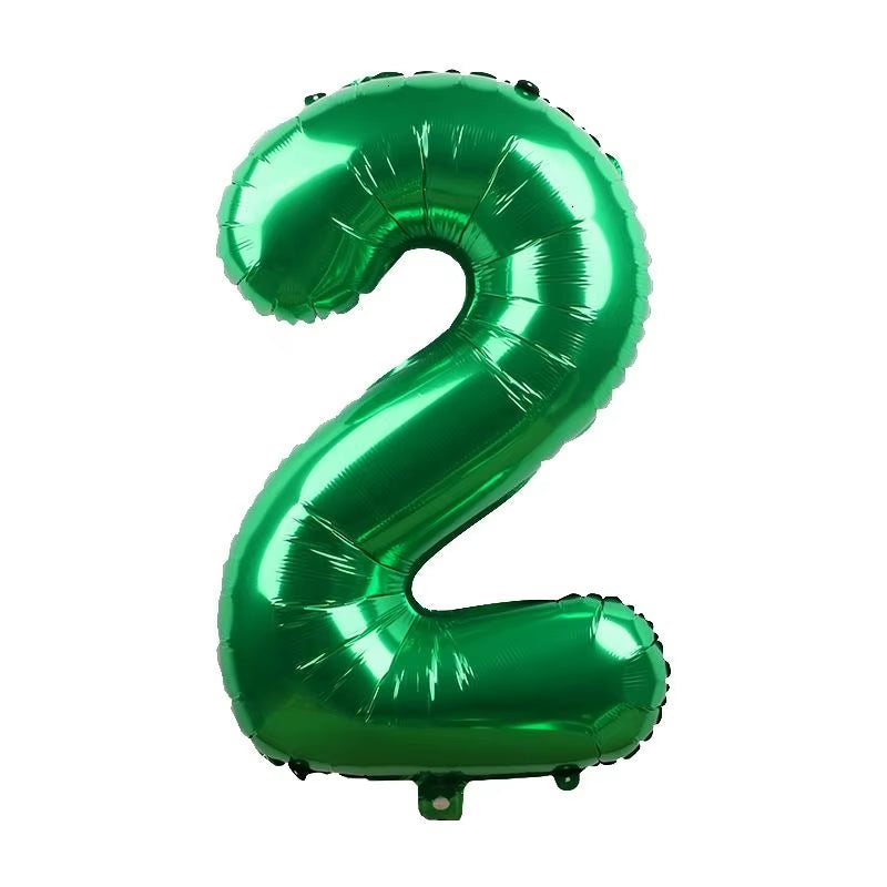 1Set Farm Theme Green Tractor Inflatable Balloons Happy Birthday Party Decoration Kids Birthday Excavator Vehicle Banner