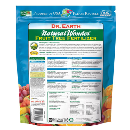 Natural Wonder Premium Fruit Tree Fertilizer 5-5-2, 4 Lb.