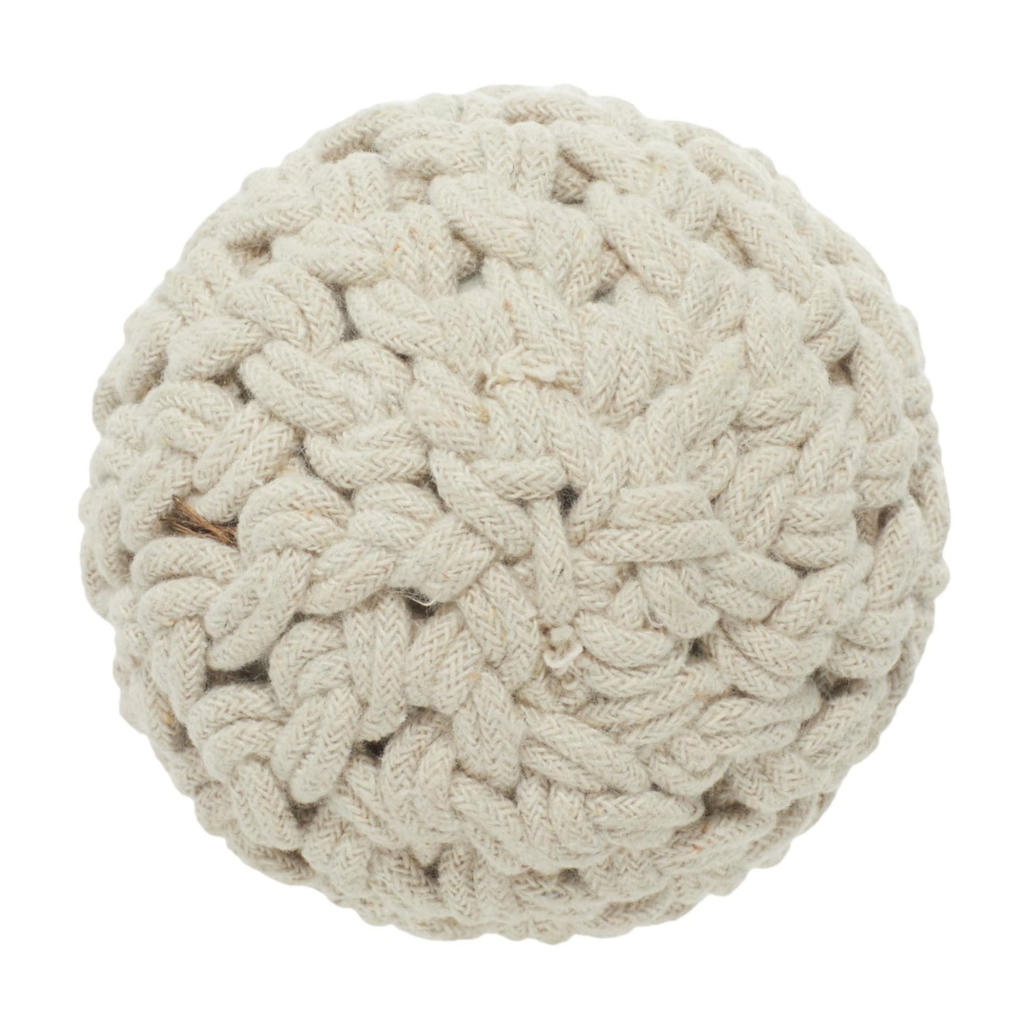 Brown 4" Handmade Decorative Ball Jute Rope Orbs & Vase Filler with Varying Designs (4 Count)