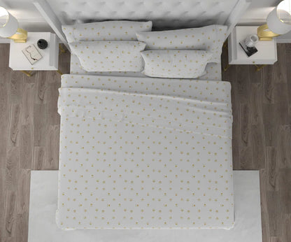 Juicy Couture Bee Design Soft Microfiber Sheet Set