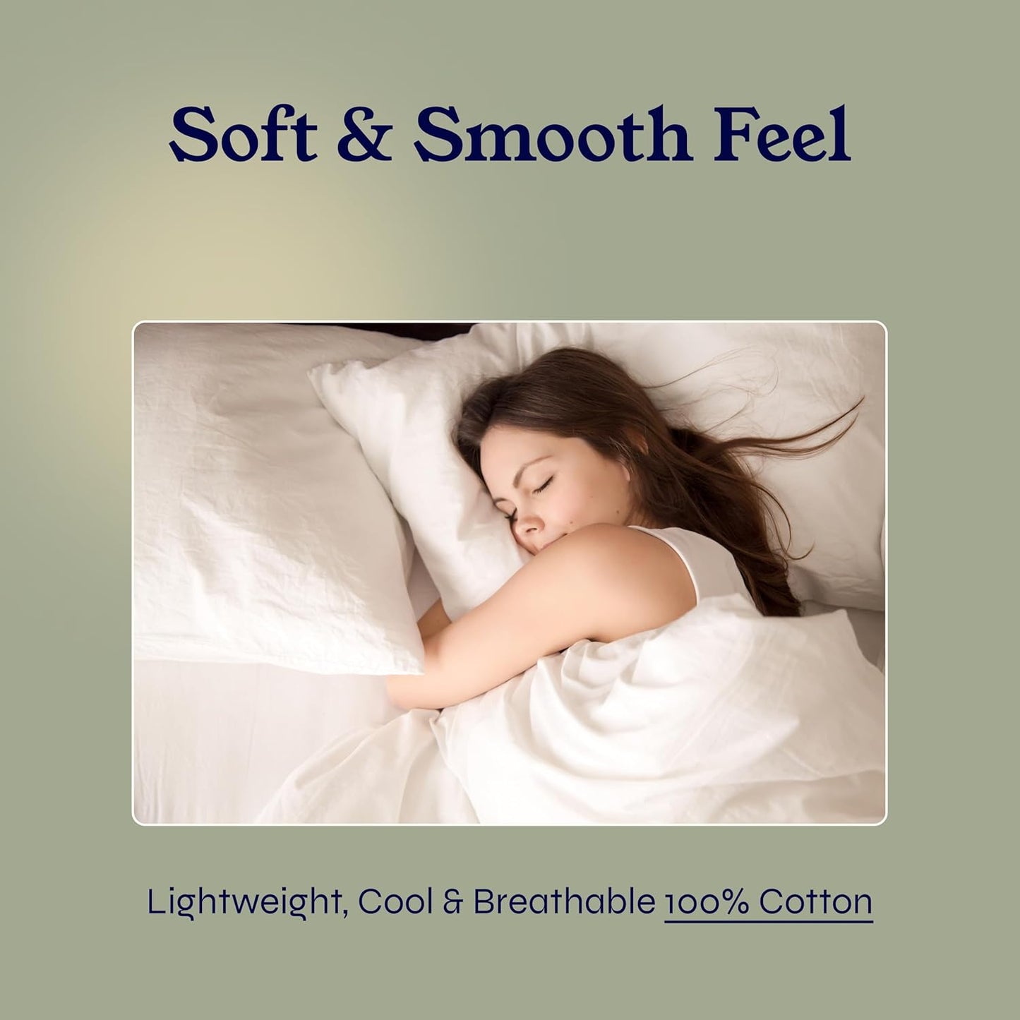 Split King Size Sheet Set - 100% Cotton 500 Thread Count, Cooling Deep Pocket Bedding for Adjustable Bed, Includes Twin-Xl Fitted Elastic Sheets & Pillowcases - White