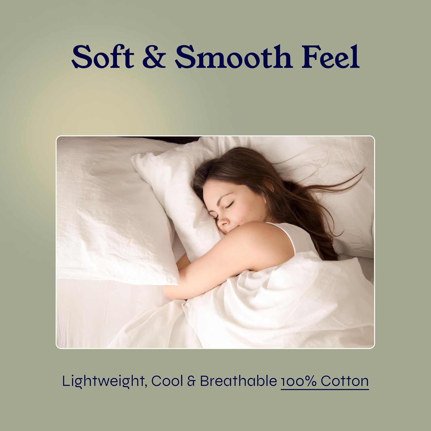 Split King Size Sheet Set - 100% Cotton 500 Thread Count, Cooling Deep Pocket Bedding for Adjustable Bed, Includes Twin-Xl Fitted Elastic Sheets & Pillowcases - White