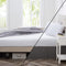 Full Size Bed Skirt, 15-Inch Drop Pleated Bed Skirt for Full Mattress, Dust Ruffle for Full Size Bed, Slate