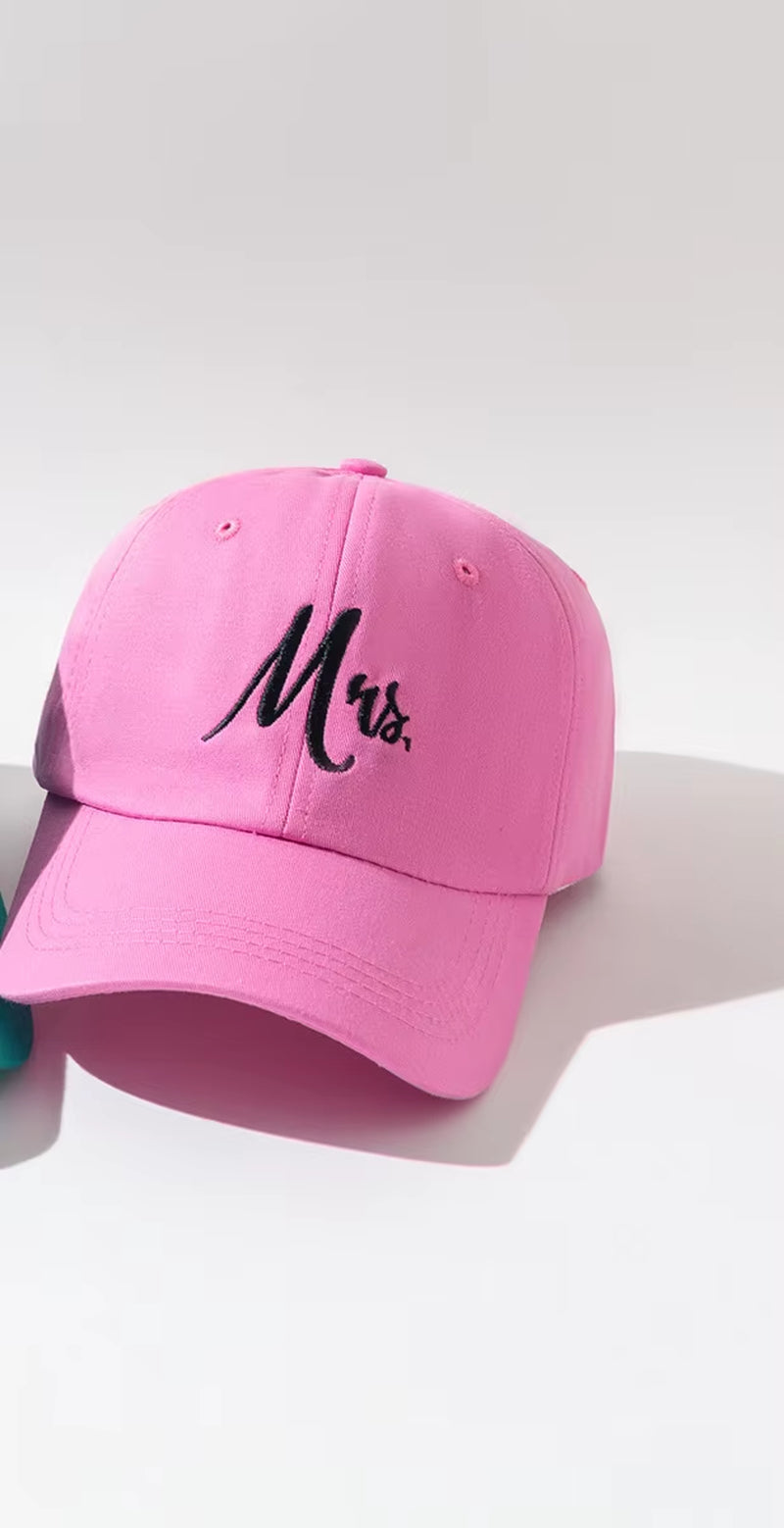 Mr and Mrs Baseball Caps Men Women Hats Bride and Groom Cap Gifts for the Couple Wedding Favors for Lovers
