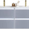 LED Lighted Bathroom Vanity Sink Combo Provides the Dual Benefits of Vanity with Sink and Comfortable Dimmed Bathroom Vanity Light, 018 48 24 C MT12 (48 Inch, Light Grey)
