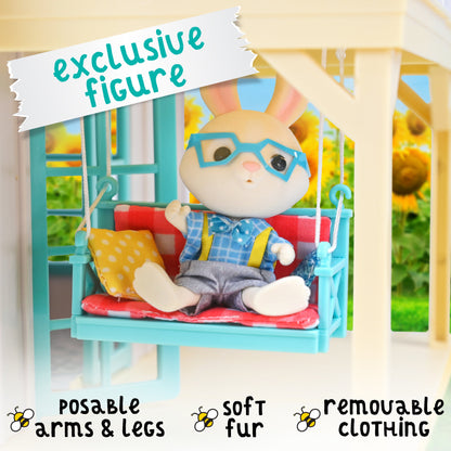 Buzzby Farmhouse Doll Playset & Mini Figure, 25 Pieces, Children Ages 3+