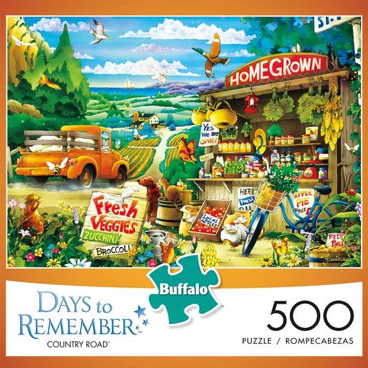 - Days to Remember - Country Road - 500 Piece Jigsaw Puzzle