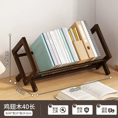Desktop Small Book Rack for Room Book Shelf Furniture CD Storage Shelf Simple Economy Book Stand Bookshelves Bookcase Organizer