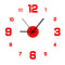 Creative Frameless DIY Wall Clock Wall Decal Home Silent Clock Living Room Office Wall Decoration