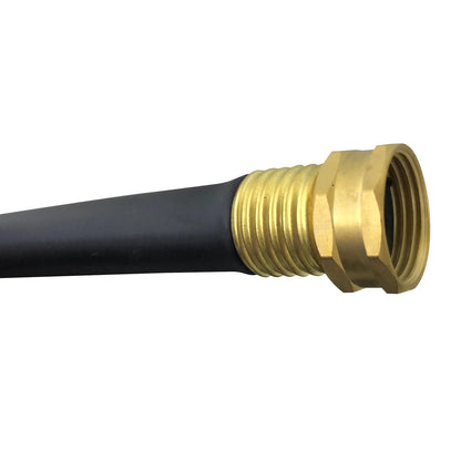 5/8 Inch X 50 Foot Flextreme Performance Rubber Black Garden Hose