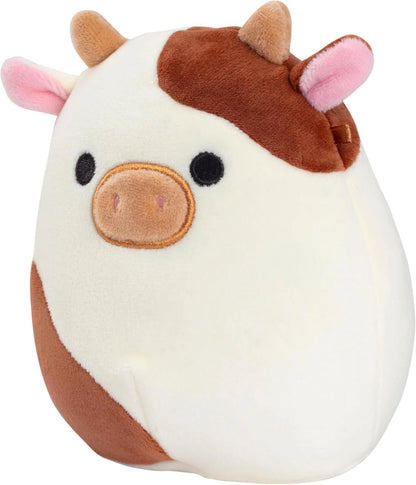 Original 5-Inch Ronnie the Brown Cow - Official  Plush - Collectible Soft & Squishy Mini Stuffed Animal Toy - Add to Your Squad - Easter Basket Gift for Kids, Girls & Boys