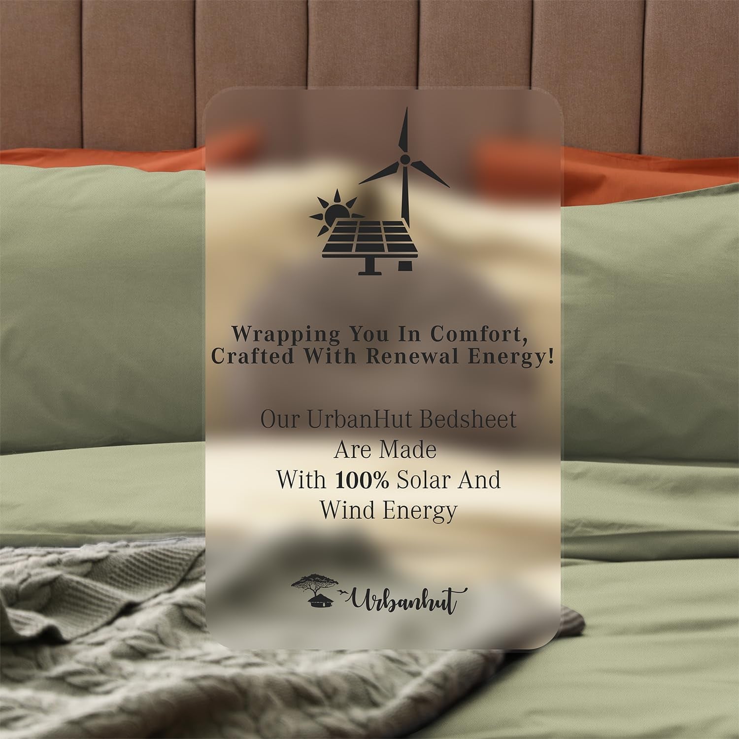 800 Thread Count Egyptian Cotton California King Size Sheets Set, Sateen Weave Luxury Hotel Bedsheets, 4 Pc Bed Sheet Sets, Fits 16" Deep Pocket - Sage