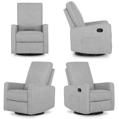 Skye Cobblestone Glider Recliner/Swivel Glider/Easy Assembly Recliner Chair