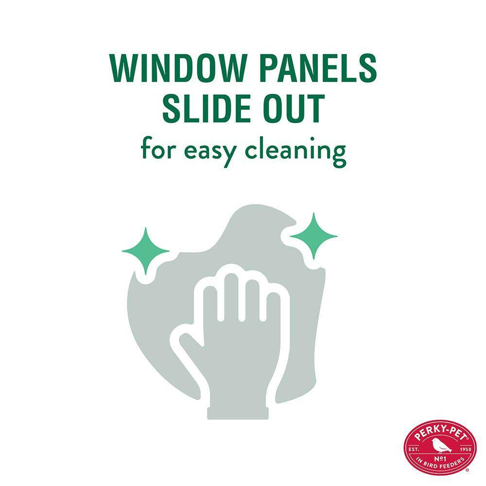 White Farmhouse Hanging Bird Feeder - 2.8 Lb. Capacity