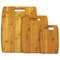 3-Piece Bamboo Cutting Board Set