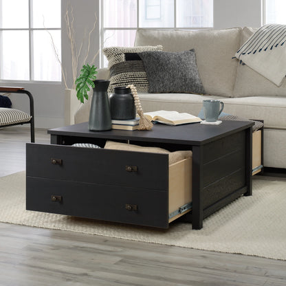 Cottage Road Storage Coffee Table in Raven Oak, Raven Oak Finish