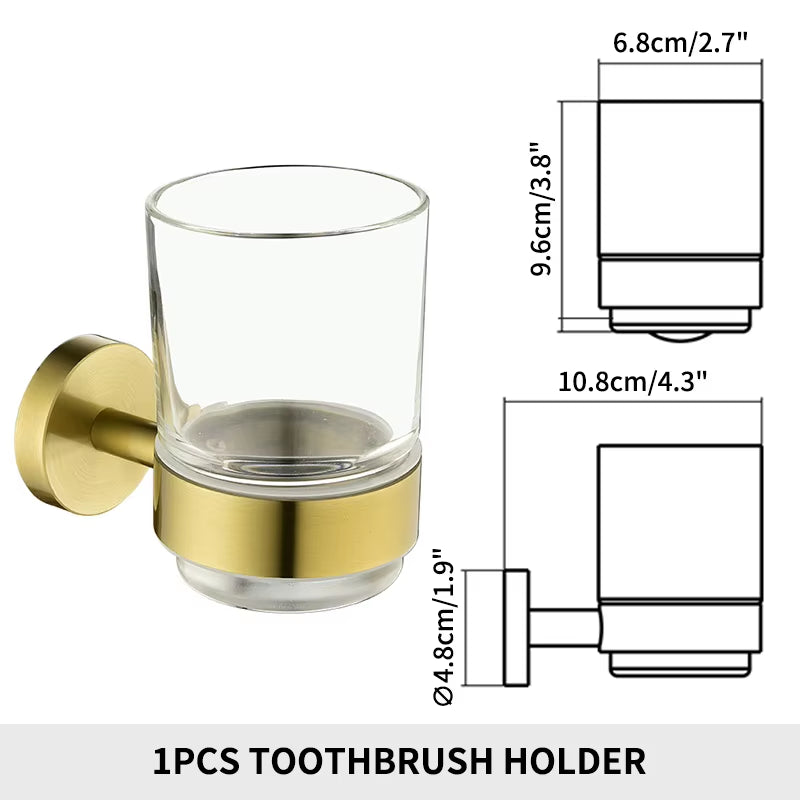 Wall Mounted Chrome Polished Bathroom Storage Rack Toilet Paper Holder Towel Bar Shelf Liquid Soap Holder Toilet Accessories