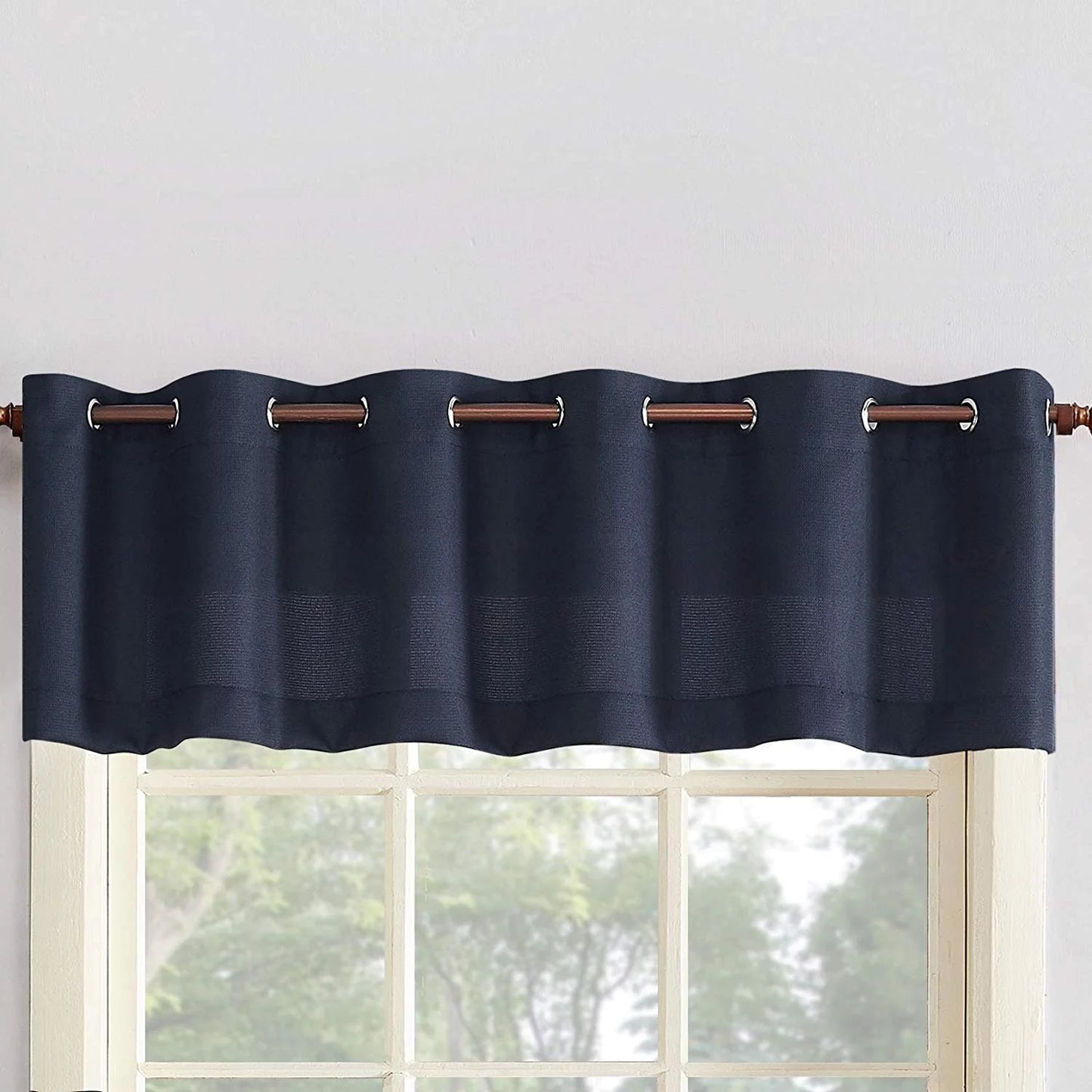 Nathan Grommet Textured Kitchen Curtain Valance