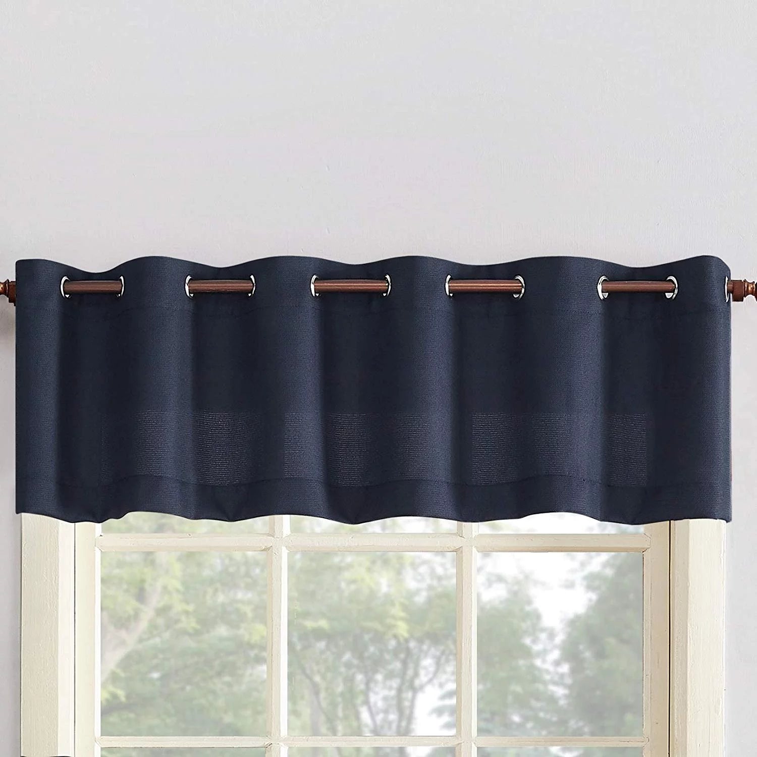 Nathan Grommet Textured Kitchen Curtain Valance
