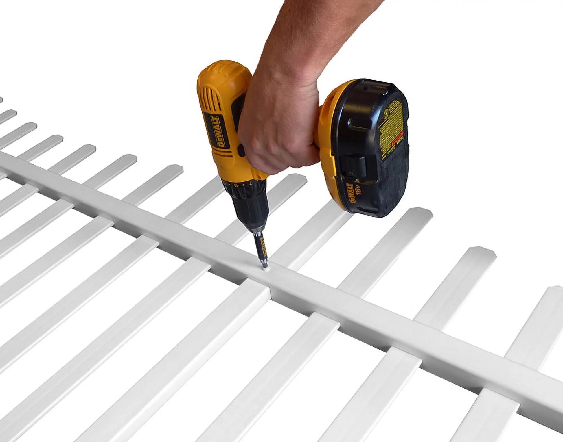 Manchester No-Dig Vinyl Fence Kit (42In X 92In) (2 Pack)