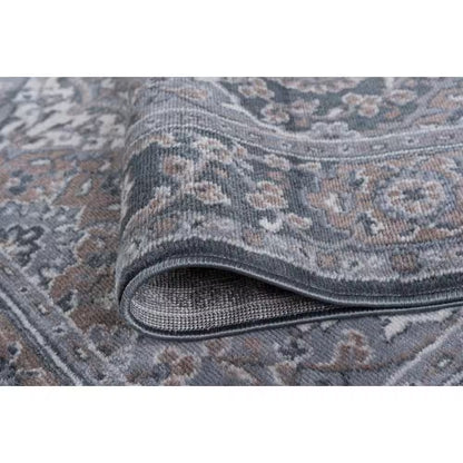 Madison Oriental Gray 8 Ft. round Indoor Area Rug