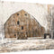 Farmhouse Rustic Wall Decor Hand Painted Barn Canvas Wall Art Painting Country Pictures Artwork for Living Room Bedroom Bathroom