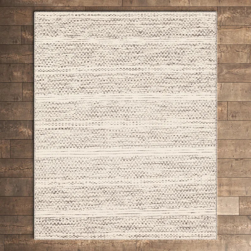 Sylvie Chevron Flatweave Wool Cream/Black Area Rug