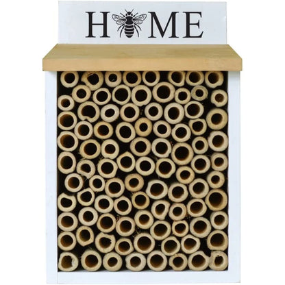 Better Gardens Wood Farmhouse Pollinator Home, White
