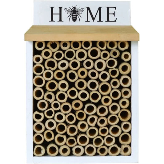 Better Gardens Wood Farmhouse Pollinator Home, White