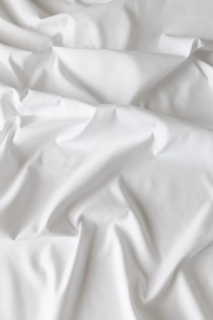 White King Flat Sheet Only, 132" X 110" Oversized Top Sheets, Hotel Collection Bedding, California/King Top Sheet Stays Tucked on Toppers, Pillow Tops, White Flat Sheets