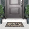 Soho Woven Carpet Sisal Hello Leopard Doormat, 18" X 30"