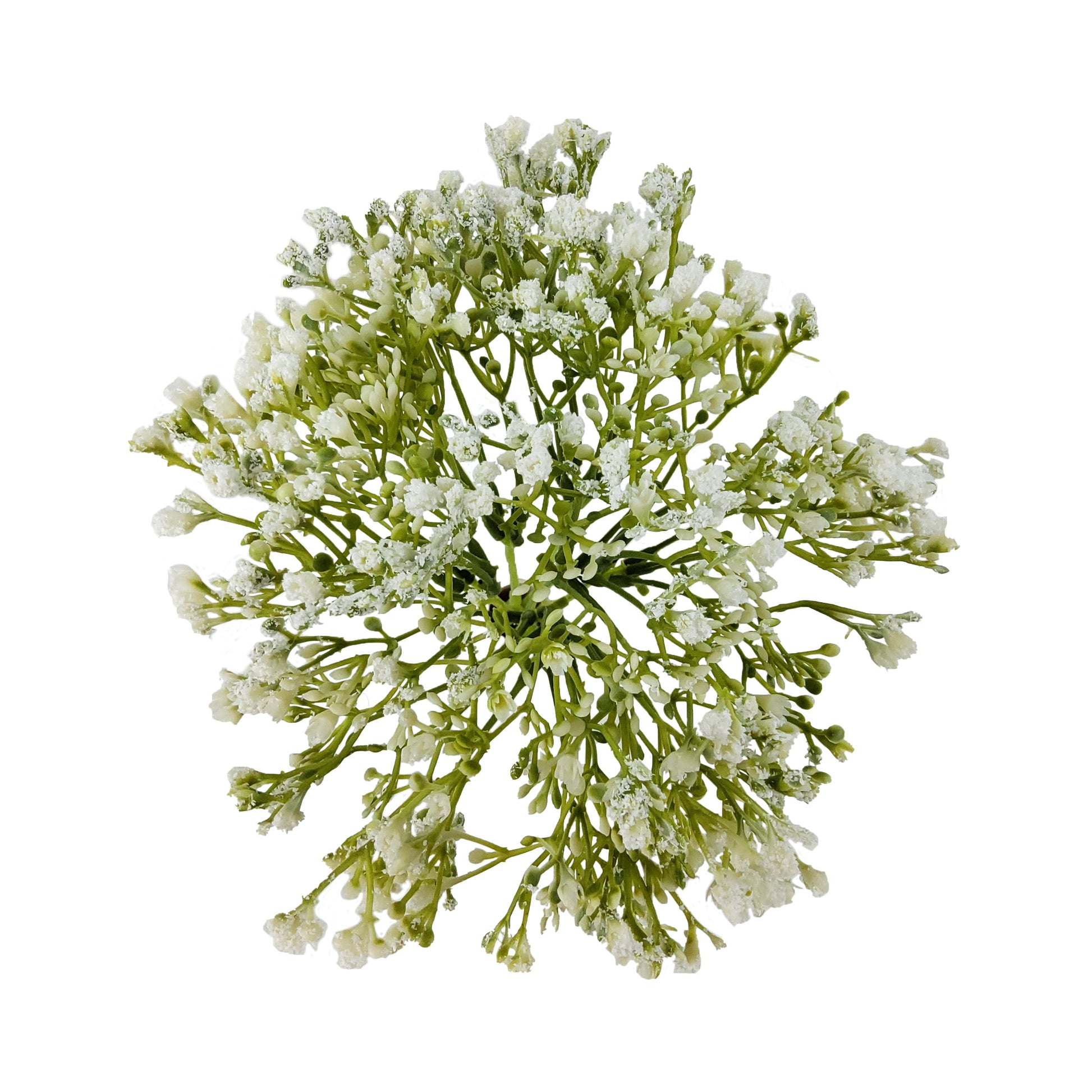 12 Inch Artificial Baby'S Breath Flower Pick, White Color. Indoor Use.