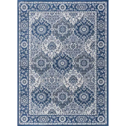 Madison Oriental Gray 8 Ft. round Indoor Area Rug