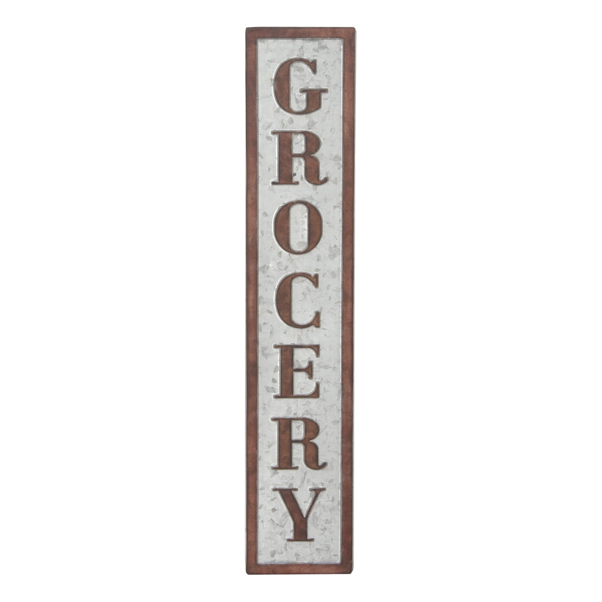 Indoor Brown Metal Farmhouse Sign Wall Decor