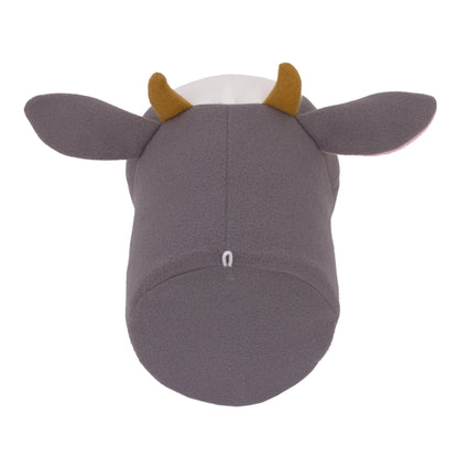 Plush Fleece Cow Head Wall Décor