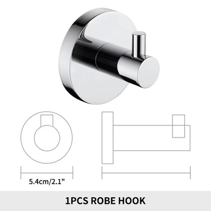 Wall Mounted Chrome Polished Bathroom Storage Rack Toilet Paper Holder Towel Bar Shelf Liquid Soap Holder Toilet Accessories