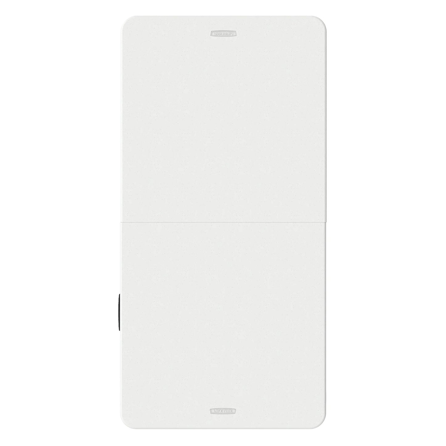 4 Foot Fold-In-Half Adjustable Height Table, Indoor/Outdoor Essential, White (80509)