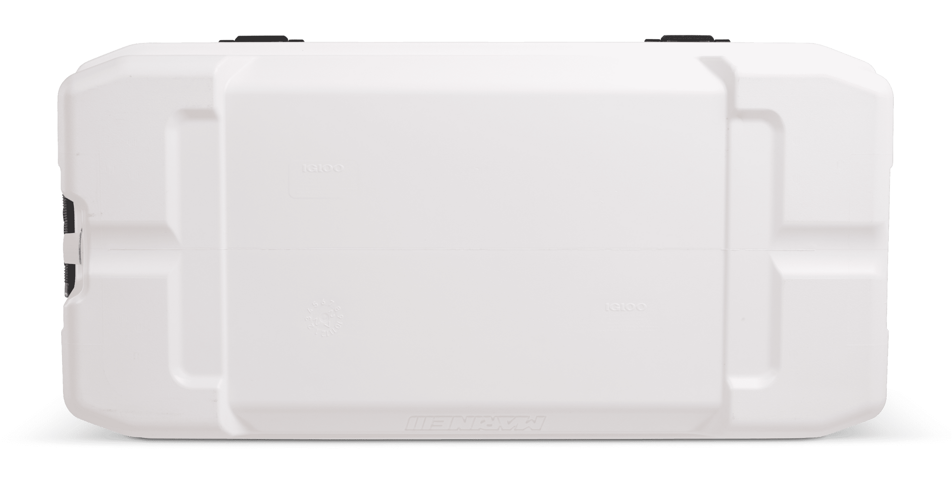 100 QT Latitude Marine Ultra Hard-Sided Cooler, White and Moonscape Gray