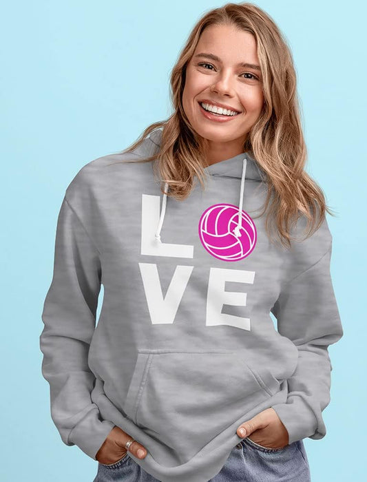 Eat Sleep Volleyball Repeat Hoodies for Women Fans Team Players Sweatshirt Hoodie