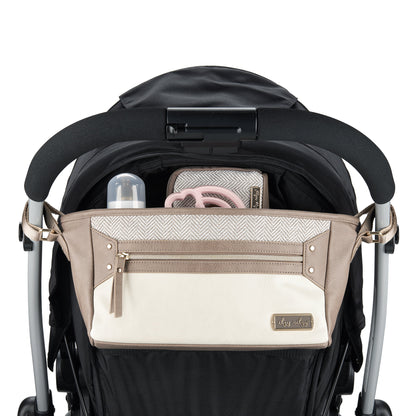 Stroller Caddy - Vanilla Latte