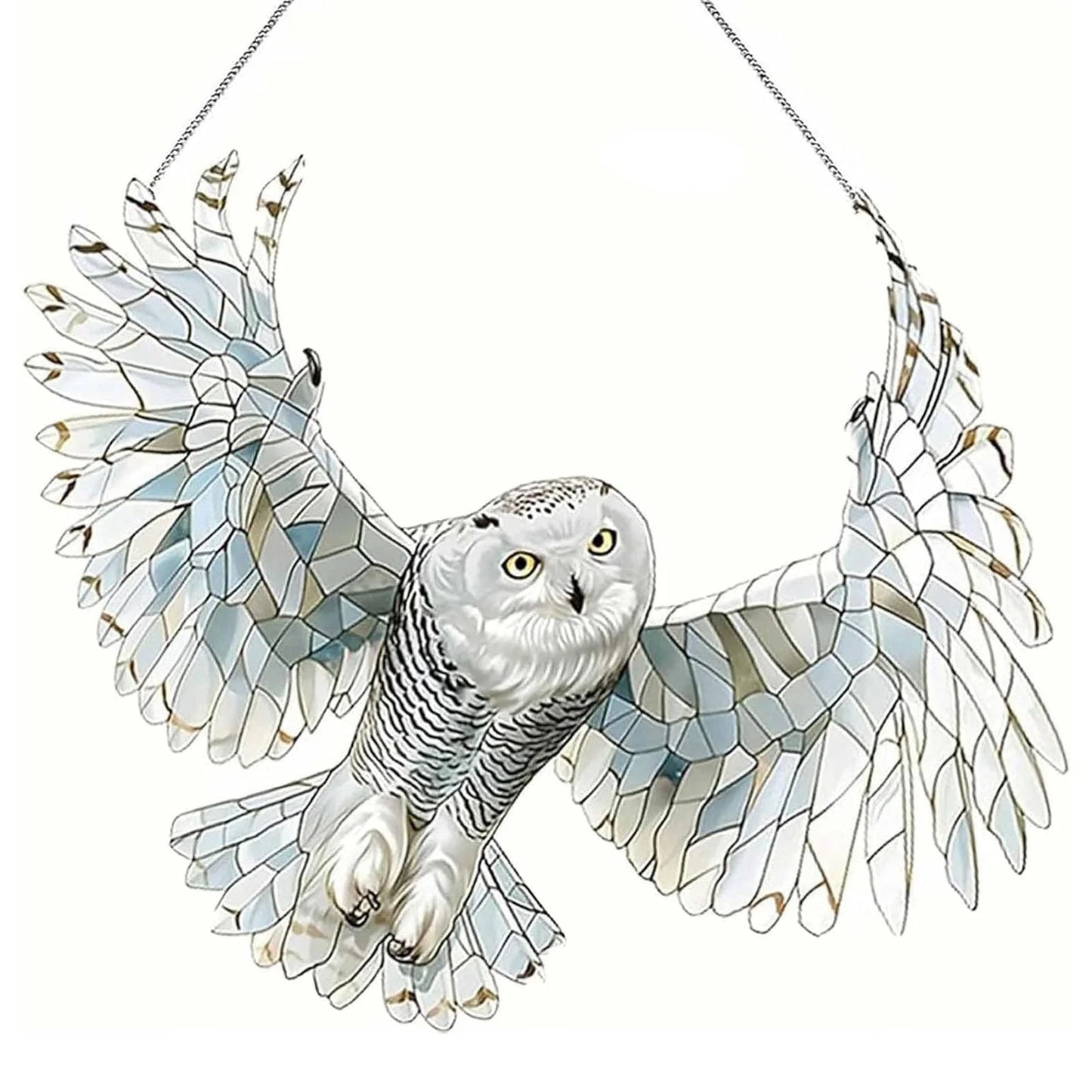 Red Cardinal Stained Glass Window Hanging,Cardinal Decor Handmade Art Craft Hanging Ornament for Window,Bird Suncatcher Home Decoration Memorial Gifts