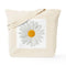 - Daisy Tote Bag - Natural Canvas Tote Bag, Cloth Shopping Bag