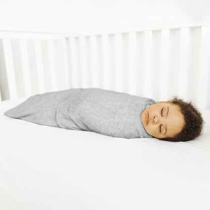 Halo® Sleepsack® Swaddle, 100% Cotton, Heather Gray, Newborn, Unisex, 0-3 Months